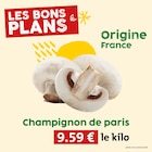 Promo Champignon de Paris à 9,59 € dans le catalogue So.bio à Le Lavandou