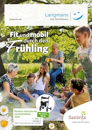 Sanitätshaus Langmann Inhaber Matthias Schweigert e.K. Prospekt für Ettlingen: "Fit und mobil durch den Frühling", 6 Seiten, 13.03.2025 - 31.05.2025