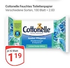 GLOBUS Bochum - Cottonelle Feuchtes Toilettenpapier Angebot im Prospekt Cottonelle Feuchtes Toilettenpapier bei GLOBUS im Bochum Prospekt für 1,19 €