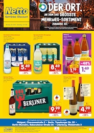 Netto Marken-Discount Prospekt für Berlin mit 6 Seiten Netto Marken-Discount Prospekt "DER ORT, AN DEM DU IMMER AUSGEZEICHNETE PREISE FINDEST." für Berlin, 6 Seiten, 05.10.2026 - 10.10.2026