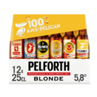 Bière blonde - PELFORTH en promo chez Carrefour Tours à 7,95 €