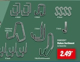 Haken-Sortiment von PARKSIDE für 2,49 € bei Lidl im Angebot Haken-Sortiment von PARKSIDE im aktuellen Lidl Prospekt