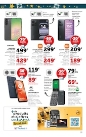 Smartphone Angebote im Prospekt "LES PRIX BAS de Noël" von Hyper U Smartphone Angebote im Prospekt "LES PRIX BAS de Noël" von Hyper U auf Seite 33