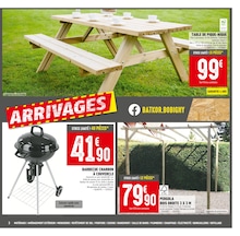 Prix et réduction Table De Jardin dans le prospectus Batkor en cours Offre Table De Jardin dans le catalogue Batkor du moment à la page 3