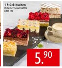 1 Stück Kuchen mit einer Tasse Kaffee oder Tee im Angebot bei Zurbrüggen in Münster 1 Stück Kuchen mit einer Tasse Kaffee oder Tee Angebote bei Zurbrüggen Münster für 5,90 €