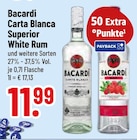 Aktuelles Carta Blanca Superior White Rum Angebot bei Trinkgut in Ingolstadt ab 11,99 €