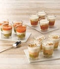 Verrines truite fromage frais ou thon chorizo ou courgettes chèvre poivrons en promo chez Super U Verrines truite fromage frais ou thon chorizo ou courgettes chèvre poivrons dans le catalogue Super U
