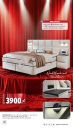Bett im Polstermöbel Fischer Prospekt "Spektakuläre Neueröffnung" auf Seite 35