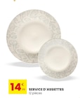 Service d'assiettes - Stokomani à Noisy-le-Grand Service d'assiettes en promo chez Stokomani Noisy-le-Grand à 14,99 €