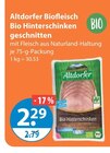 Bio Hinterschinken geschnitten von Altdorfer im aktuellen V-Markt Prospekt für 2,29 €