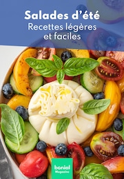 Prospectus Recettes "Salades d'été", 1 page, 01/07/2022 - 31/08/2022