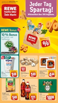 REWE Prospekt Dein Markt mit 32 Seiten