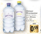 Mineralwasser Angebote von Vöslauer bei E center Bruchsal für 0,59 €