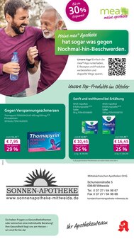 Aktueller mea - meine apotheke Prospekt (Mittweida, 4 Seiten zum blättern mea - meine apotheke Prospekt Unsere September-Angebote mit 4 Seiten