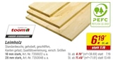 Leimholz 18 mm stark von toom im aktuellen toom Baumarkt Prospekt