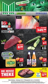 Aktueller Marktkauf Prospekt mit Fleisch, "GANZ GROSS in kleinsten Preisen!", Seite 1