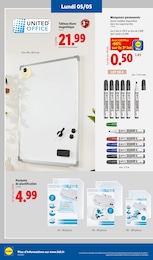 Prix et réduction Tableau Magnétique dans le prospectus Lidl en cours Offre Tableau Magnétique dans le catalogue Lidl du moment à la page 64