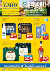 Aktueller Netto Marken-Discount Prospekt mit Bier, "DER ORT, AN DEM DU IMMER AUSGEZEICHNETE PREISE FINDEST.", Seite 1