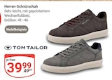 Herren-Schnürschuh Angebote von TOM TAILOR bei GLOBUS Frankenthal für 39,99 €