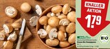 Braune Bio Champignons Angebote von REWE Bio bei REWE Bad Salzuflen für 1,79 €