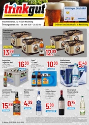 Aktueller Trinkgut Prospekt mit Bier, "Aktuelle Angebote", Seite 1