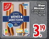 Delikatess Wiener Würstchen Angebote von Gut & Günstig bei EDEKA Ravensburg für 3,19 €