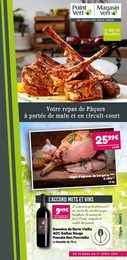 Prospectus Point Vert à Flaujagues, "Votre repas de Pâques à portée de main et en circuit-court", 8 pages, 14/03/2024 - 30/03/2024