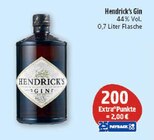 Gin im Angebot bei Marktkauf in Altenburg Gin Angebote von Hendrick's bei Marktkauf Altenburg