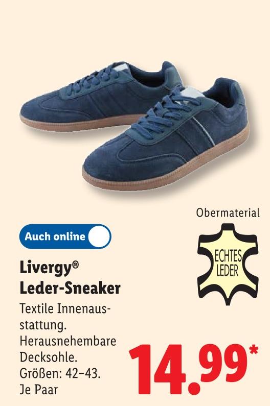 Leder-Sneaker
