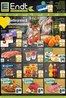 EDEKA Prospekt der Woche "Aktuelle Angebote" Seite 1, 04.12.2023 bis 09.12.2023 für Mönchengladbach Aktueller EDEKA Prospekt "Aktuelle Angebote" Seite 1 von 8 Seiten für Mönchengladbach