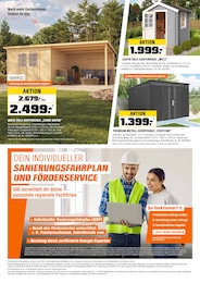 OBI Gartenhaus im Prospekt OBI Gartenhaus im Prospekt