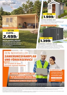 Gartenhaus im OBI Prospekt "BIBERSTARKE ANGEBOTE" mit 13 Seiten (Stuttgart)
