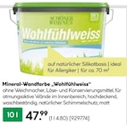 Mineral-Wandfarbe „Wohlfühlweiss“ im Angebot bei BayWa Bau- und Gartenmärkte in Bayreuth Mineral-Wandfarbe „Wohlfühlweiss“ Angebote bei BayWa Bau- und Gartenmärkte Bayreuth für 47,99 €