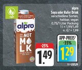 Soya oder Hafer Drink bei EDEKA im Alfeld Prospekt für 1,29 €
