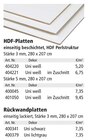 HDF-Platten für 5,20 € bei Holz Possling im Angebot HDF-Platten im aktuellen Holz Possling Prospekt