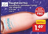 Hugo Weiß oder Rose Angebote von Vinetti bei Netto Marken-Discount Jena für 1,49 €