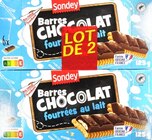 Barre chocolat fourrée au lait - SONDEY - Lidl à Lambersart Barre chocolat fourrée au lait - SONDEY en promo chez Lidl Lambersart à 2,39 €