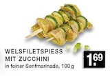 Welsfiletspieß mit Zucchini bei EDEKA im Gladbeck Prospekt für 1,69 €