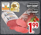 Sport-Salami im EDEKA Prospekt Sport-Salami von Strohschwein im aktuellen EDEKA Prospekt für 1,99 €