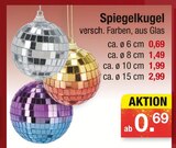 Spiegelkugel für 0,69 € bei Zimmermann im Angebot Spiegelkugel im aktuellen Zimmermann Prospekt