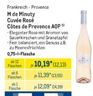 Cuvée Rosé Côtes de Provence AOP von M de Minuty für 12,13 € bei METRO im Angebot Cuvée Rosé Côtes de Provence AOP von M de Minuty im aktuellen METRO Prospekt