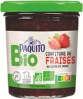 Confiture de Fraise - Paquito Bio en promo chez Intermarché Confiture de Fraise - Paquito Bio dans le catalogue Intermarché