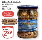 Ostsee Fisch Marinade im Angebot bei GLOBUS in Braunschweig Ostsee Fisch Marinade Angebote bei GLOBUS Braunschweig für 2,29 €