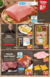 Hähnchenschenkel Angebot im aktuellen REWE Prospekt auf Seite 10