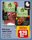 vegane Salami Angebote von Billie Green bei REWE Gifhorn für 1,29 €