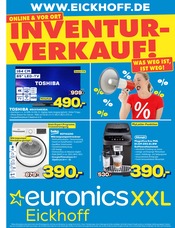 Aktueller EURONICS Elektromarkt Prospekt in Arnsberg und Umgebung, "INVENTURVERKAUF!" mit 8 Seiten, 05.01.2025 - 11.01.2025