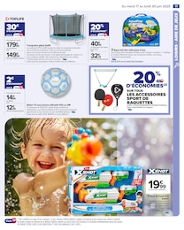 Offre Trampoline dans le catalogue Carrefour du moment à la page 13