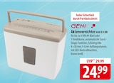Aktenvernichter 440 X II BR im Angebot bei famila Nordost in Gifhorn Aktenvernichter 440 X II BR Angebote von GENIE bei famila Nordost Gifhorn für 24,99 €