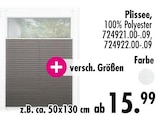 Plissee im Angebot bei SB Möbel Boss in Rüsselsheim Plissee Angebote bei SB Möbel Boss Rüsselsheim für 15,99 €
