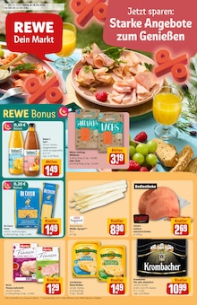 REWE Prospekt Dein Markt mit 32 Seiten